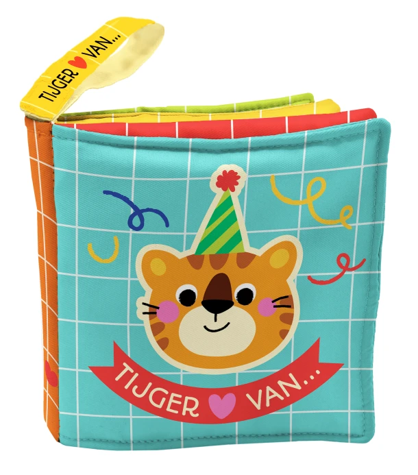 Knisperboekje vol liefde - Tijger houdt van feest – ImageBooks Factory – boek cover