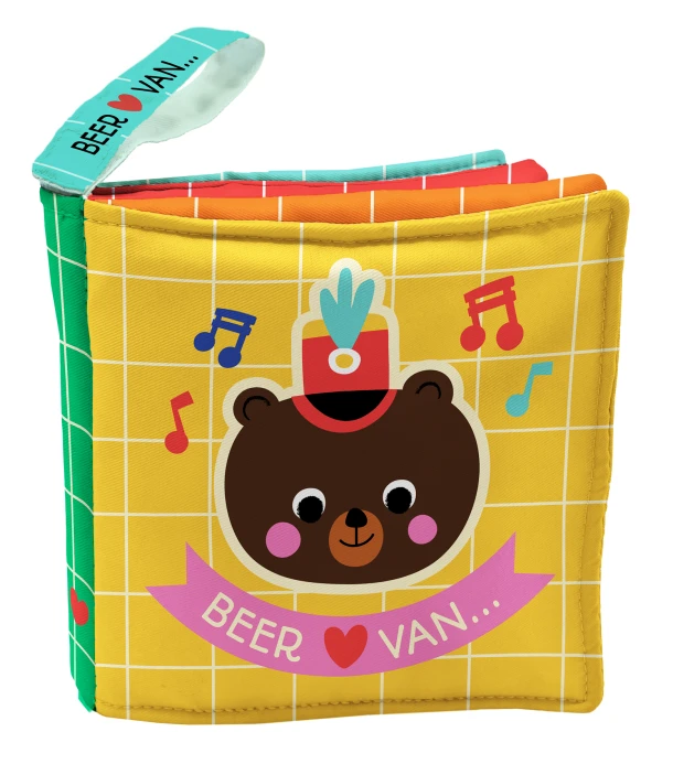 Knisperboekje vol liefde - Beer houdt van muziek – ImageBooks Factory – boek cover