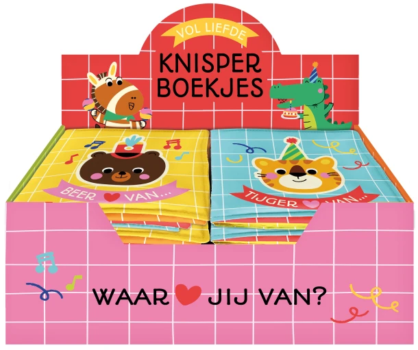 Display Knisperboekjes vol liefde - 2 x 5 exemplaren – ImageBooks Factory – boek cover