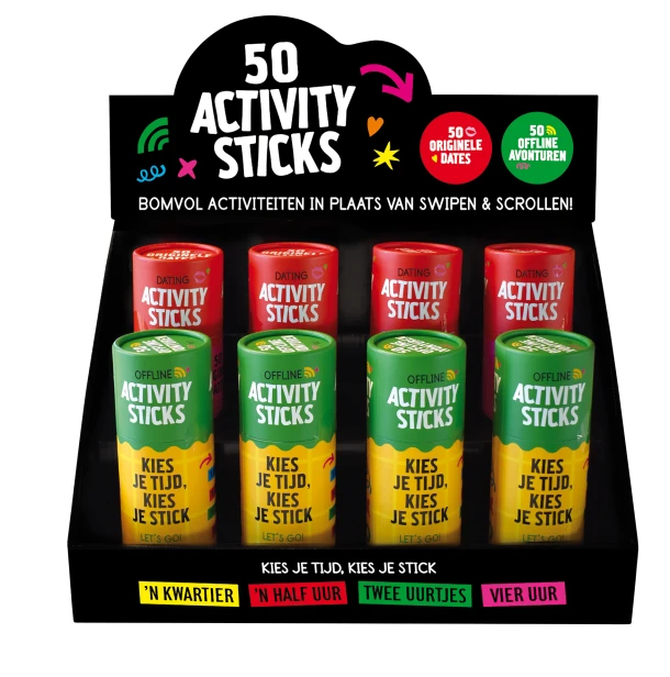 Display 50 activity sticks 2 x 4 ex. – ImageBooks Factory – boek cover