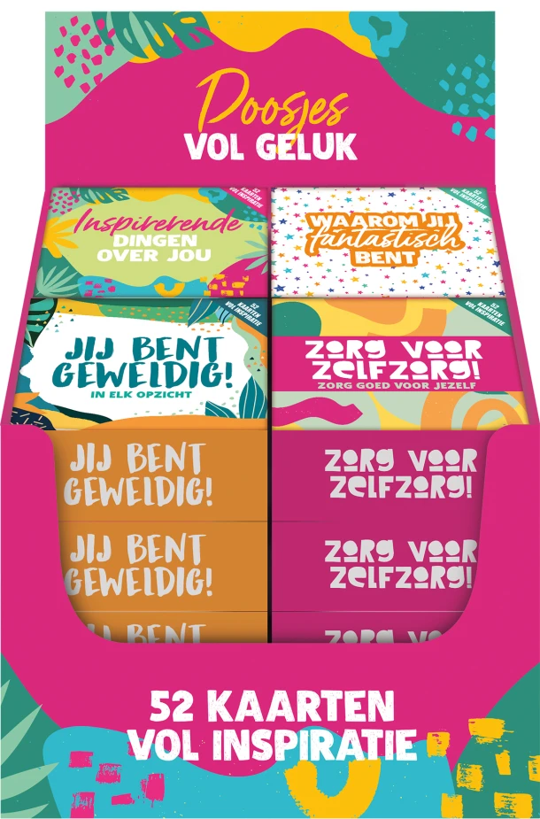 Display Doosjes vol geluk 4 x 4 ex. – ImageBooks Factory – boek cover