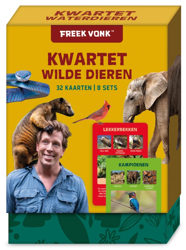 Kwartet wilde dieren – ImageBooks Factory – boek cover