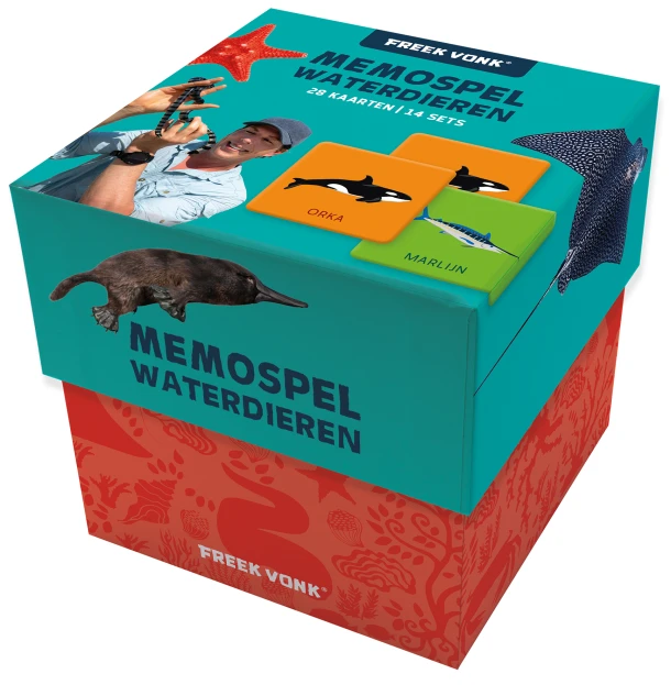 Memospel waterdieren – ImageBooks Factory – boek cover