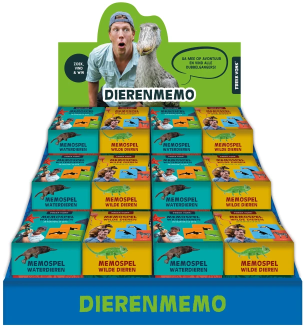 Display Freek Vonk Dierenmemo - 2 x 6 ex. – ImageBooks Factory – boek cover