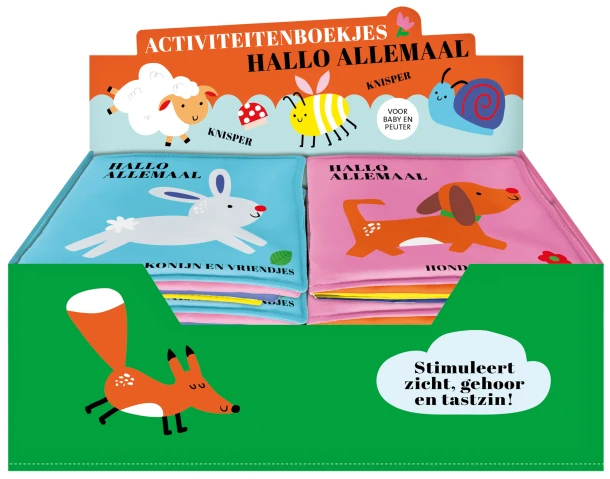 Display Hallo allemaal activiteitenboekjes 2 x 5 ex. – ImageBooks Factory – boek cover