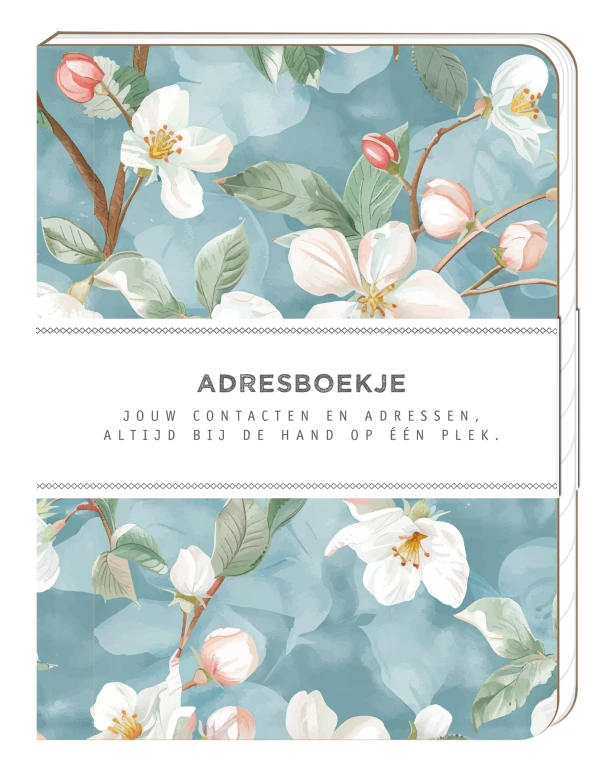 Adresboekje - Dreamy Florals – Interstat – boek cover