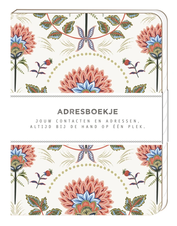 Adresboekje - Boho Blossom – Interstat – boek cover
