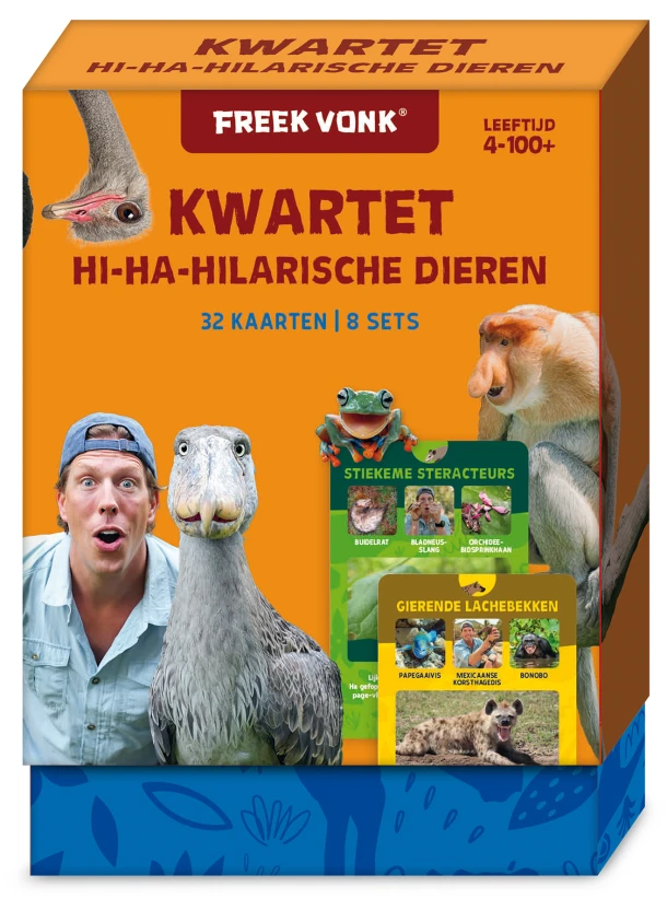 Freek Vonk Dierenkwartet - Grappige dieren – ImageBooks Factory – boek cover