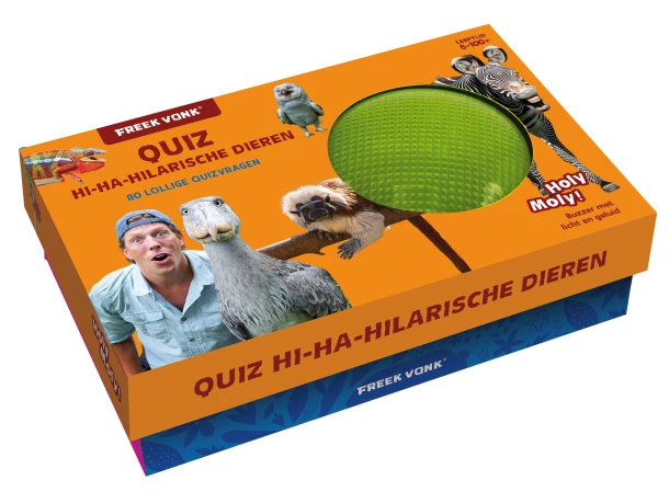 Freek Vonk Dierenquiz - Grappige dieren – ImageBooks Factory – boek cover