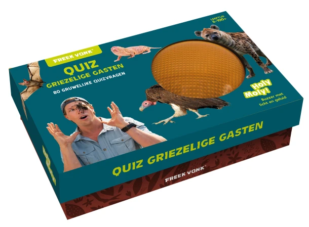 Freek Vonk Dierenquiz - Griezelige dieren – ImageBooks Factory – boek cover