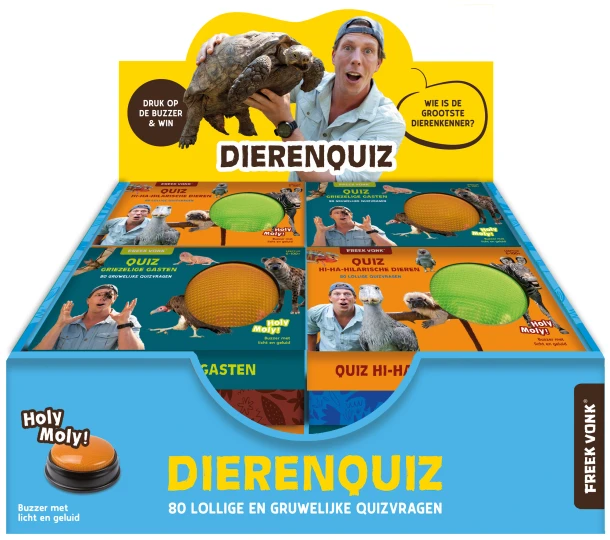 Display Freek Vonk Dierenquiz 2 x 4 ex. – ImageBooks Factory – boek cover