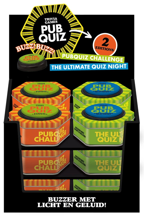 Display Pubquiz met buzzer 2 x 6 ex. – ImageBooks Factory – boek cover