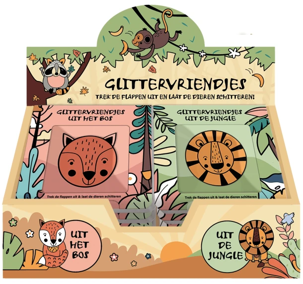 Display Glittervriendjes 2 x 6 ex. – ImageBooks Factory – boek cover