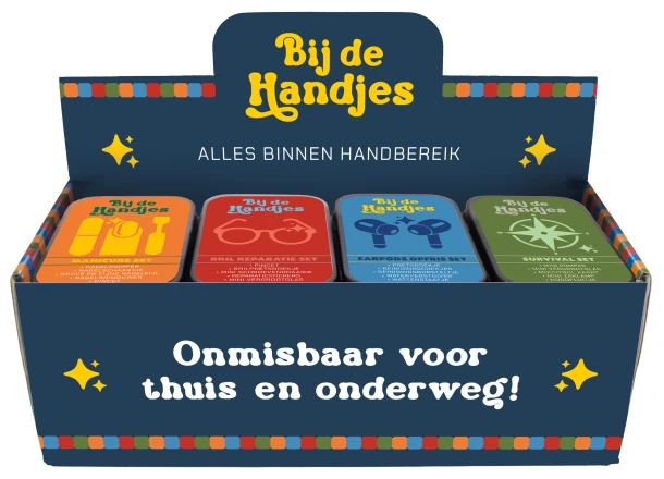 Display Bij de handjes 4 x 4 ex. – ImageBooks Factory – boek cover