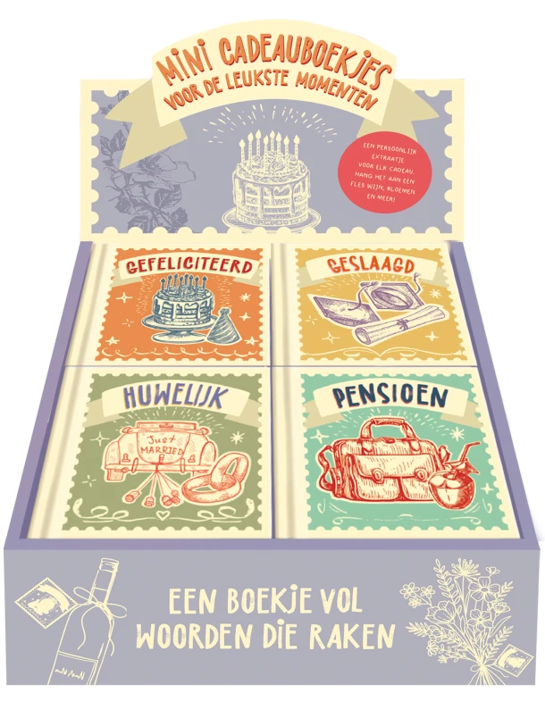 Display Mini cadeauboekjes 4 x 6 ex. – ImageBooks Factory BV – boek cover
