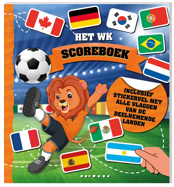 WK Voetbal 2026 - Scoreboek – ImageBooks Factory – boek cover