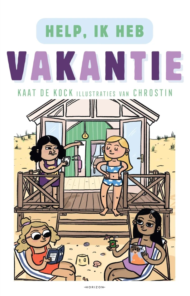 Help, ik heb vakantie! – Kaat De Kock – boek cover