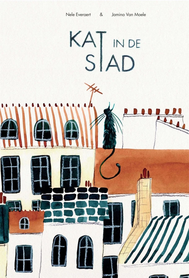 Kat in de stad – Nele Everaert – boek cover