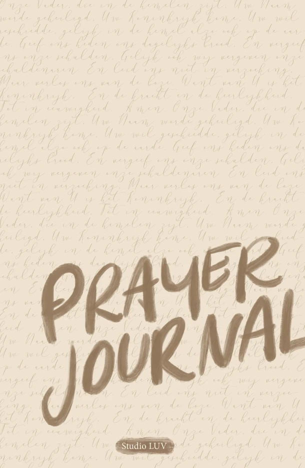 Prayer Journal – Studio LUV – boek cover