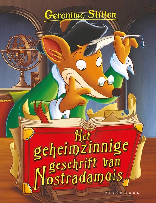 Het geheimzinnige geschrift van Nostradamuis – Geronimo Stilton – boek cover