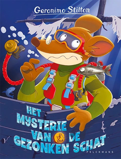 Het mysterie van de gezonken schat – Geronimo Stilton – boek cover