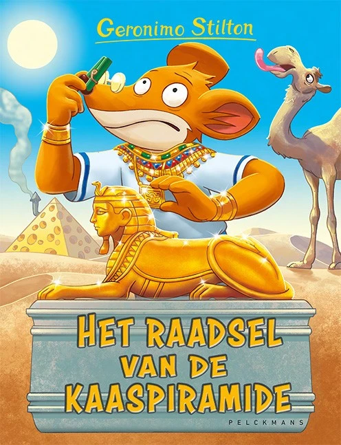Het raadsel van de kaaspiramide – Geronimo Stilton – boek cover