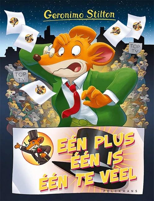 Eén plus één is één te veel – Geronimo Stilton – boek cover