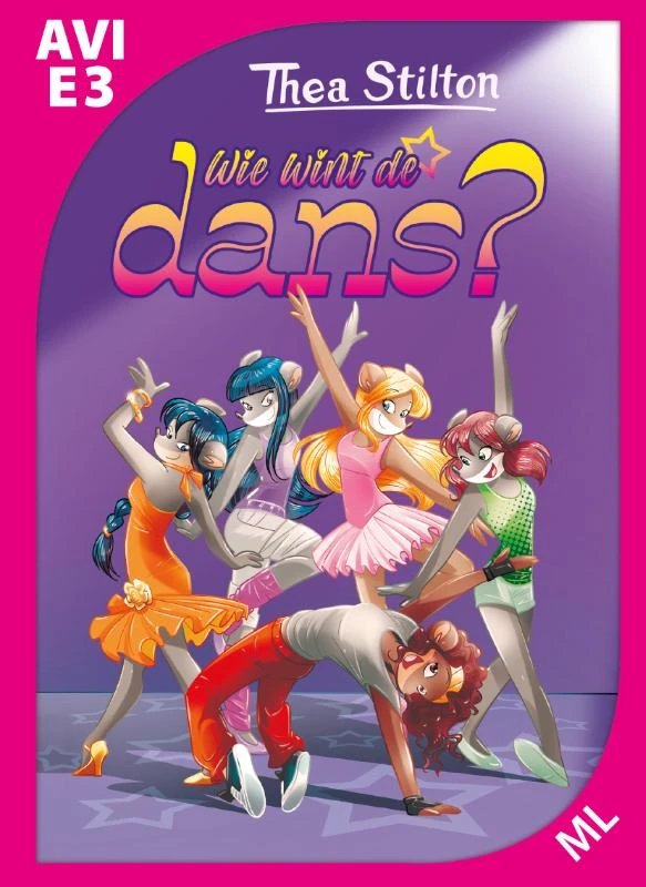 Wie wint de dans? – Thea Stilton – boek cover
