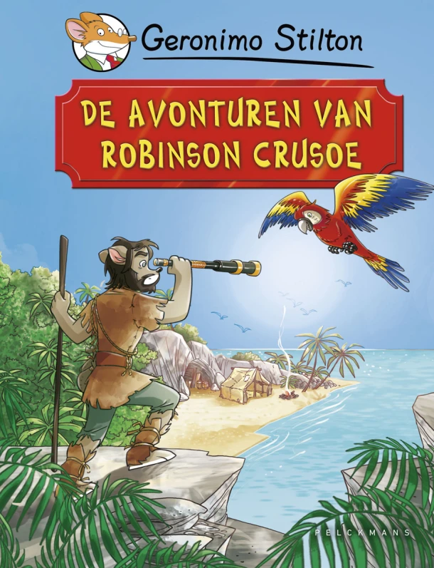 De avonturen van Robinson Crusoe – Geronimo Stilton – boek cover