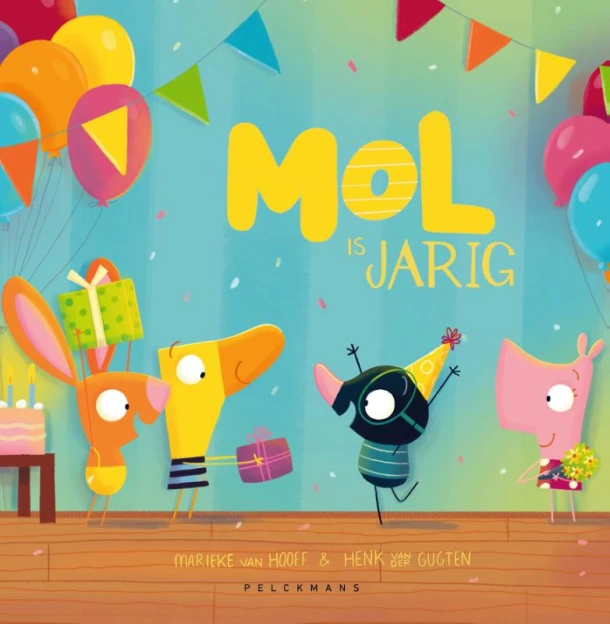Mol is jarig – Marieke Van Hooff – boek cover