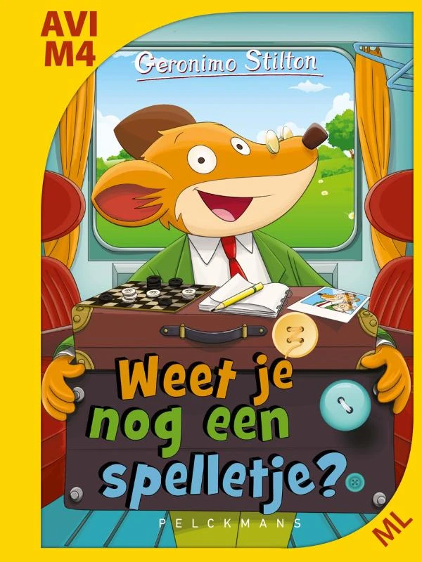 Geronimo Stilton - Weet je nog een spelletje? (AVI M4) – Geronimo Stilton – boek cover