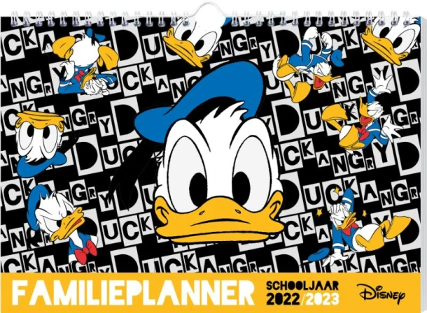 Donald Duck - Familieplanners schooljaar - 2022 -2023 – Interstat – boek cover