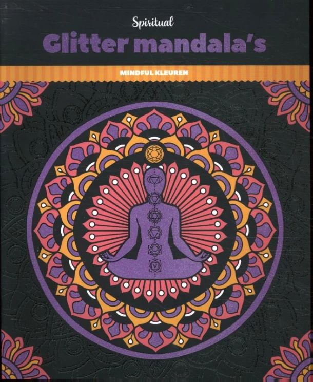 Glitter Kleurboeken Mandala's - Spiritual – Interstat – boek cover