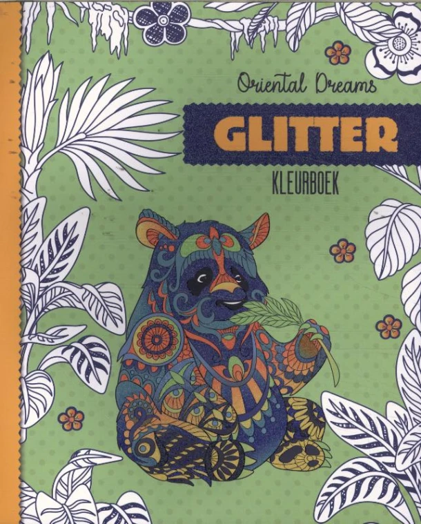 Glitter kleurboeken - Oriental Dreams – Interstat – boek cover