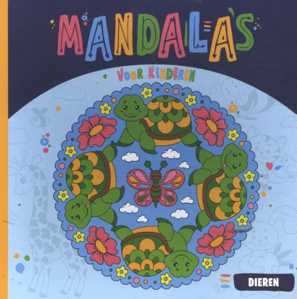 Mandala's voor kinderen - Dieren – boek cover