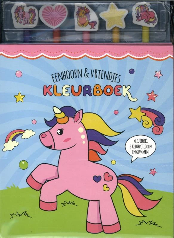 Eenhoorn & vriendjes kleurboek – Interstat – boek cover