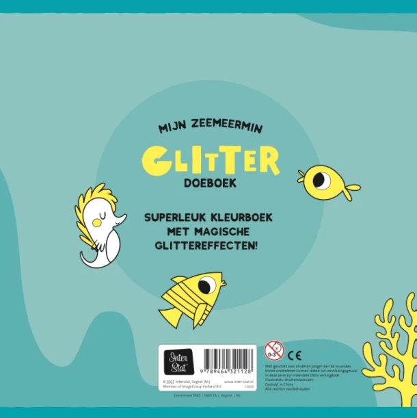 Mijn Zeemeermin Glitter Doeboek - (set van 4) – Interstat – boek cover