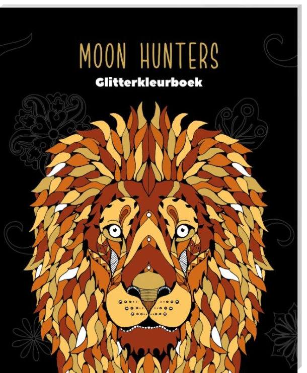 Moon Hunters glitterkleurboek – Interstat – boek cover