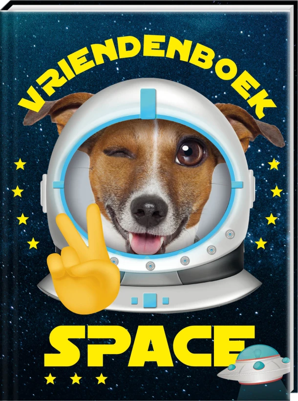 Vriendenboek - Space Dog – Interstat – boek cover