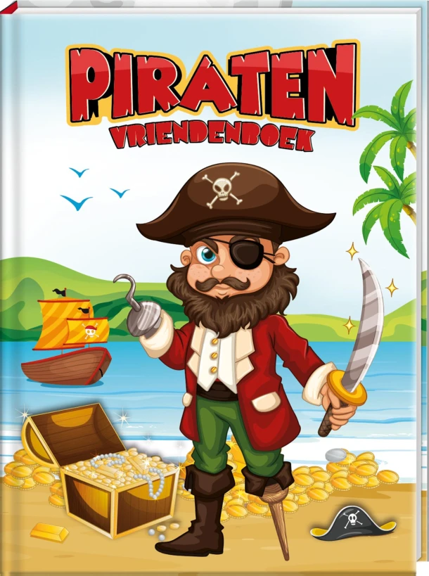 Vriendenboek - Piraten – Interstat – boek cover