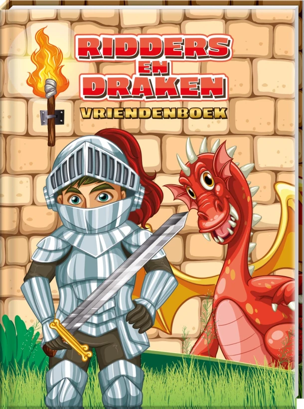 Vriendenboek - Ridders en Draken – Interstat – boek cover
