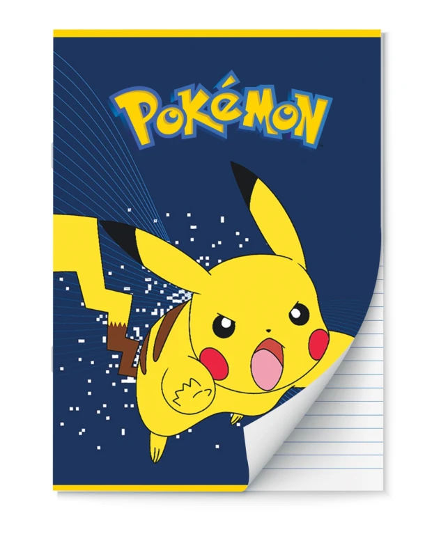 Pokemon - A5 schrift lijn - 3 ex. 2 designs - 23 - 24 – Pokemon – boek cover