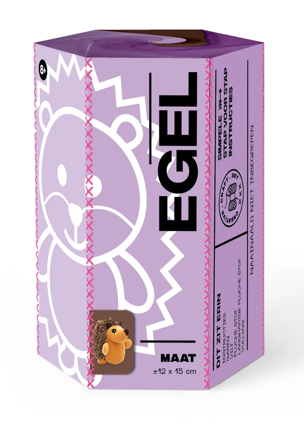 Creative Craft Set - Egel – Interstat – boek cover