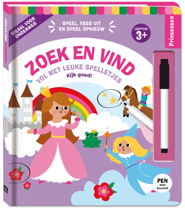 Zoek en Vind Prinsessen – Interstat – boek cover