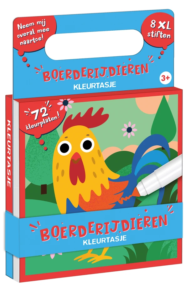 Kleurtasje - Boerderijdieren – Interstat – boek cover