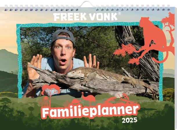 Freek Vonk familieplanner - 2025 – Interstat – boek cover