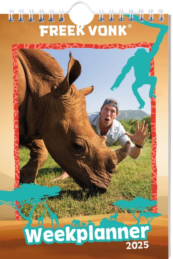 Freek Vonk weekkalender - 2025 – Interstat – boek cover