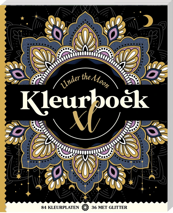 Kleurboek XL - Under the Moon – Interstat – boek cover