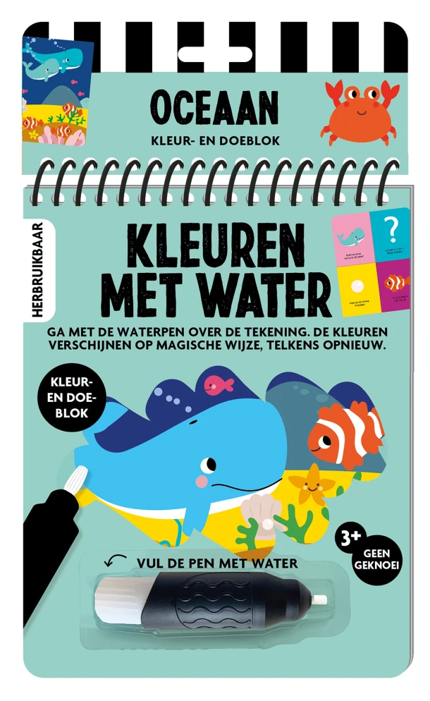 Kleuren met water - Oceaan – Interstat – boek cover