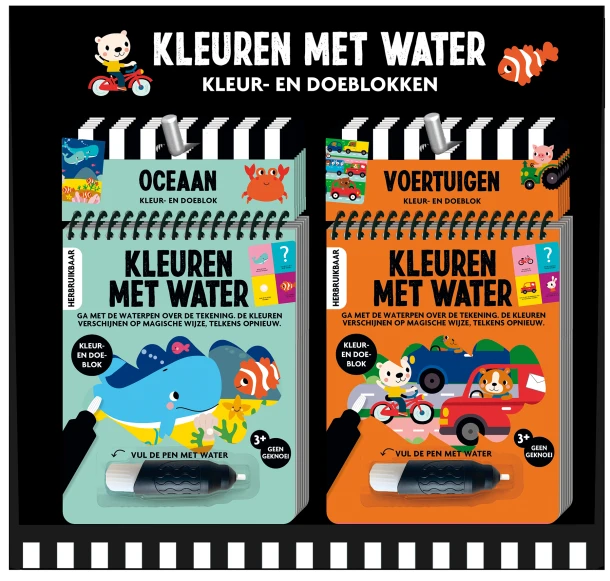 Display kleuren met water 4 - 2 x 5 exemplaren – Interstat – boek cover